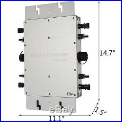 300/600/1200W 110/220V MPPT Grid Tie Micro Inverter Communication Wireless