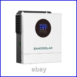 3000W 24V Solar Inverter Hybrid Off Grid 110V 100A MPPT Home Systems SANDISOLAR