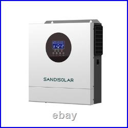 3000W 24V Solar Inverter Hybrid Off Grid 110V 100A MPPT Home Systems SANDISOLAR