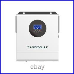 3000W 24V Solar Inverter Hybrid Off Grid 110V 100A MPPT Home Systems SANDISOLAR