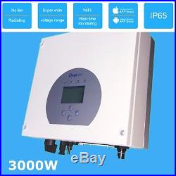 3000W 5000W String Solar Power on Grid Tie Inverter with Limiter PV Connected