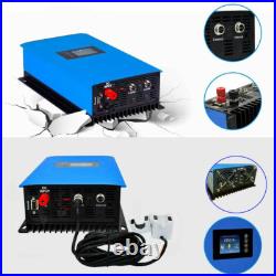 3000W Grid Tie Inverter with Power Limiter MPPT Stackable DC45-90V to AC190-260V