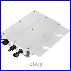 300W 110V MPPT Solar Grid Tie Micro Inverter Self-Cooling Silver White