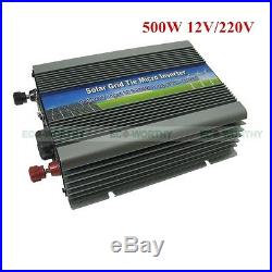 300W 500W 1KW Micro Grid Tie Inverter Solar Panel Home System With MPPT Function
