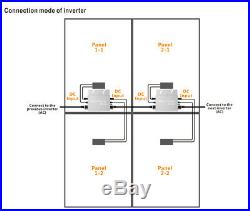 300W Micro Grid Tie Inverter IP65 Wireless communication22-50V DC to 110V/220V