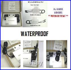 300W Waterproof Grid Tie Inverter IP65 DC22V-50V to AC220V For 24V/30V/36V Panel