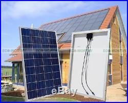 300W Watt 3100 W Solar Panel Grid Tie Complete Kit With 500W 12-120V Inverter