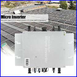 300With600With1200With1600W Micro MPPT Pure Sine Wave Grid Tie Inverter Durable HOT