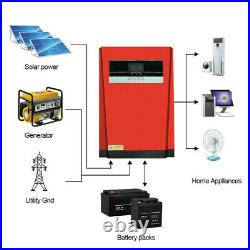 3200w 24V 230Vac Solar Inverter + 60A Battery Charger + 80A MPPT Solar Charger