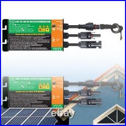 350W Solar Microinverter MPPT Grid Tie Pure Sine Wave Inverter DC18-50V