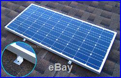 400 Watt Grid Tie Inverter+12V 200 Watt Poly Solar Panel (2x100W)+ Z Mounting