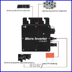 400W Solar Power Grid Tie Inverter Pure Sine Waving Micro Inverter AC 110-130V