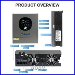 4200W 24V Hybrid Solar Inverter Off Grid MPPT 120A Charger Controller WIFI 230V