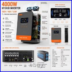 4KW 24V Hybrid Solar Inverter Off Grid Pure Sine Wave 60Hz 110V/120V Controller