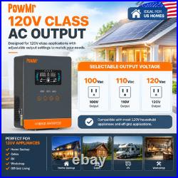 4KW 24V Hybrid Solar Inverter Off Grid Pure Sine Wave 60Hz 110V/120V Controller