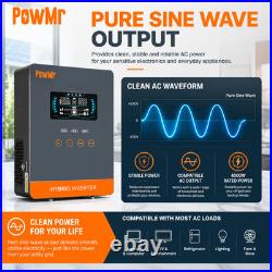 4KW 24V Hybrid Solar Inverter Off Grid Pure Sine Wave 60Hz 110V/120V Controller