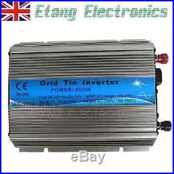 500W 10.5-28VDC 190-260VAC Grid Tie Inverter for Solar Panel Power Generator