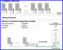 500With600/700W Solar Grid Tie Inverter DC26-46V to AC230V Pure Sine Wave Inverter