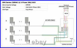 500With600/700W Solar Grid Tie Inverter DC26-46V to AC230V Pure Sine Wave Inverter