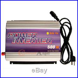 500w small grid tie photovoltaic system solar panel power inverter plug and play