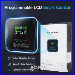 5500W Solar Hybrid Inverter 48V Pure Sine Wave Off-Grid MPPT Charge Controller