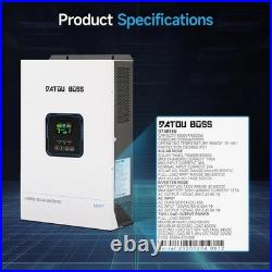 5500W Solar Hybrid Inverter 48V Pure Sine Wave Off-Grid MPPT Charge Controller