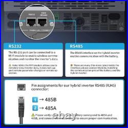 5500W Solar Hybrid Inverter 48V Pure Sine Wave Off-Grid MPPT Charge Controller
