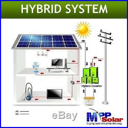 5500w Hybrid Solar inverter 48v 230vac PV input 500v Grid tied solar off grid