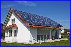5kw solar panel system kit, grid tie inverter, 250 watt solar panel