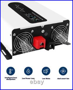 6000W 12000W Pure Sine Wave Inverter Solar Off Grid 48V to 220V 60hz US Socket
