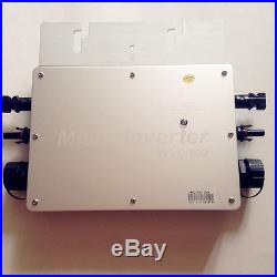 600W 1200W Microinverter Grid Tie With Modem Power Line Communication Inverter