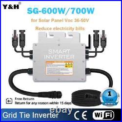 600W 700W Solar Grid Tie Micro Inverter MPPT Waterproof Inversor DC26V-46V PV In