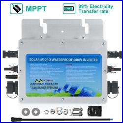 600W Grid Tie 110V Waterproof Solar Inverter & MPPT Function Output More Power