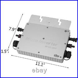 600W MPPT Grid Tie Inverter 110V/220V DC22-50V Light Weight CE Safe HOT