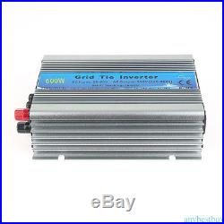 600W MPPT Grid Tie Inverter DC22V-60V to AC 220V Solar Inverter Pure Sine Wave