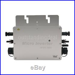 600W MPPT Solar Grid Tie Micro Inverter With Wireless IP65 Pure Sine Wave Inverter