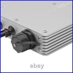 600W Micro Inverter Silver Solar Powered Grid Tie MPPT Waterproof Self-cooling