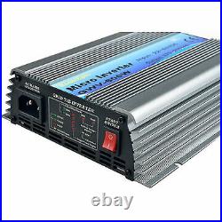 600W Solar Grid Tie Inverter DC18V / 22V-60V to AC110V/220V MPPT Pure Sine Wave