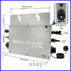 600W Solar Grid Tie Micro Inverter Waterproof IP65 MPPT DC28-50V to AC110V/220V