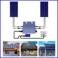 600W Solar Micro Inverter Grid Tie MPPT Pure Sine Wave DC to AC Microinverter