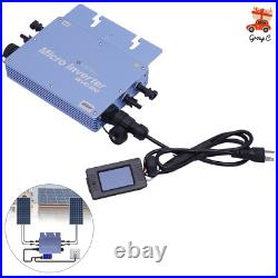 600W Solar Micro Inverter Grid Tie MPPT Pure Sine Wave DC to AC Microinverter