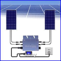 600W Solar Micro Inverter Grid Tie MPPT Pure Sine Wave DC to AC Waterproof New
