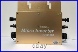 600W Solar Photovoltaic Grid Tie Inverter AC110V DC22-50V IP67 Waterproof LED