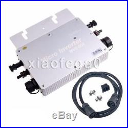 600W Waterproof Grid Tie Inverter DC22-50V to AC110/220V Pure Sine Wave Inverter