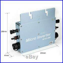600W Waterproof Grid Tie Inverter MPPT DC22-50V to AC230V Solar Micro Inverter