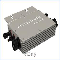 600W Waterproof Grid Tie Micro Inverter MPPT Pure Sine Wave DC22-50V to110V/220V