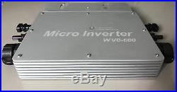 600W micro solar grid tie inverter DC22-50v AC110v Communication solar inverter