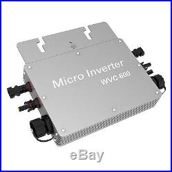 600W withMPPT Waterproof Grid Tie Inverter DC to AC Solar Micro Power Inverter