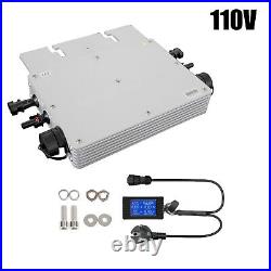 600With110V IP65 Waterproof Solar Inverter Grid Tie MPPT Micro Inverter w Display