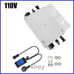 600With110Vac Solar Inverter Grid Tie MPPT Micro Inverter APP Control with Display